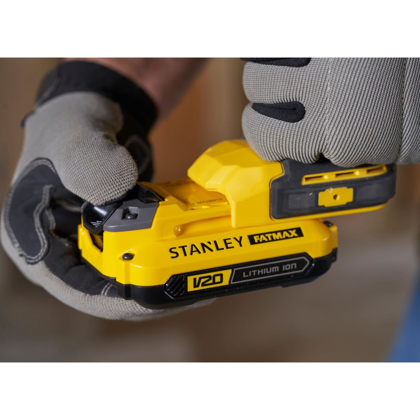 STANLEY FATMAX SFMCD710C2K-QW V20 Cordless Brushless Drill Driver with 2 x 1.5Ah Lithium Ion Batteries and Kit Box