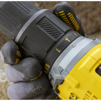 STANLEY FATMAX SFMCD715D2K-QW Taladro Percutor V20 Brushless li-ion 18V con 2 baterias 2.0Ah, cargador 1,25A y maletín