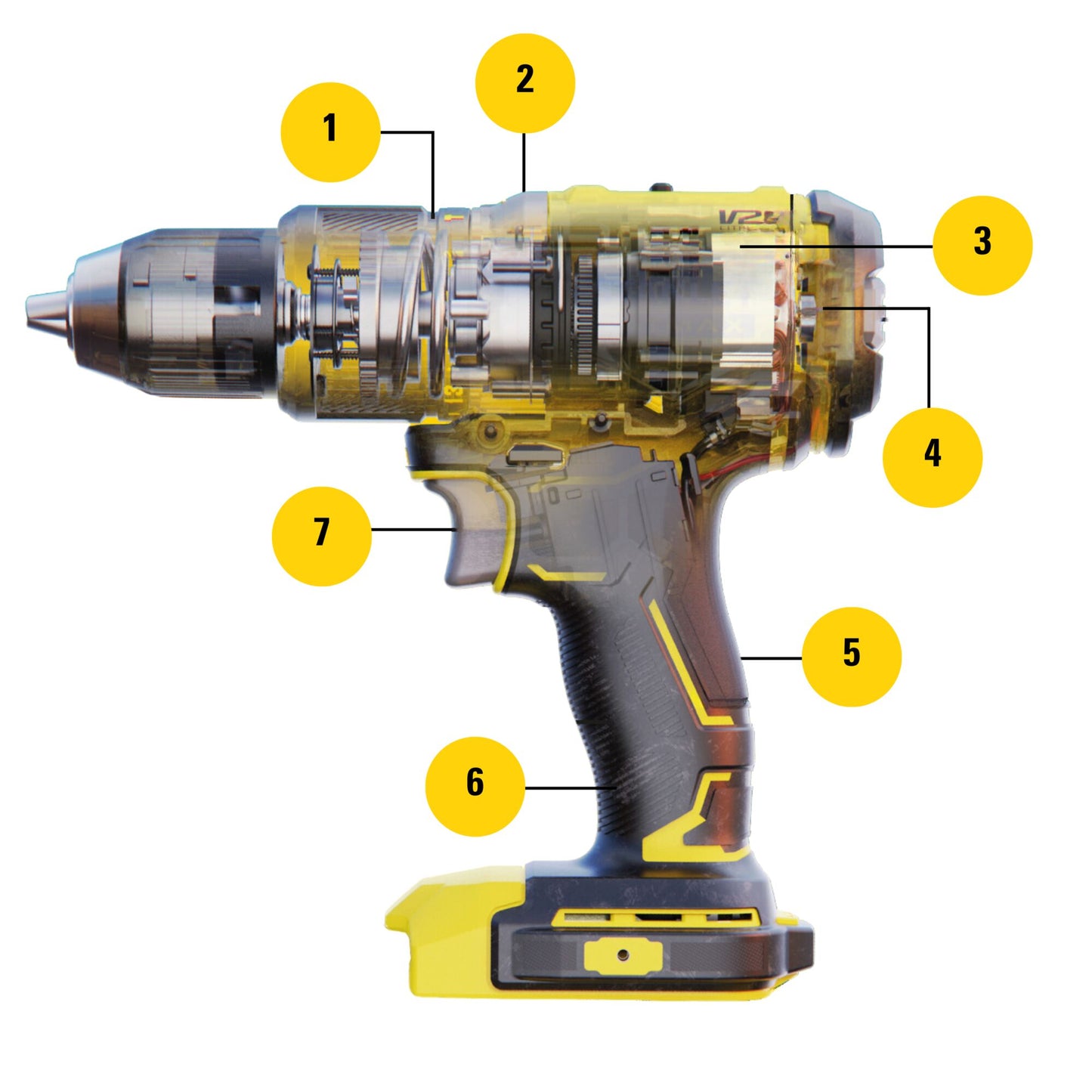 STANLEY FATMAX SFMCD721B-XJ V20 Akku-Schlagbohrschrauber, ohne akku und ladegerät, bürstenlos
