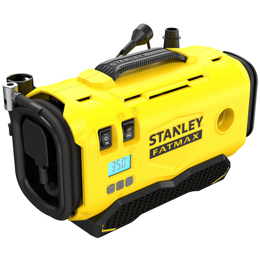 STANLEY FATMAX SFMCE520B-QW Compressore V20, senza batterie e caricabatteria
