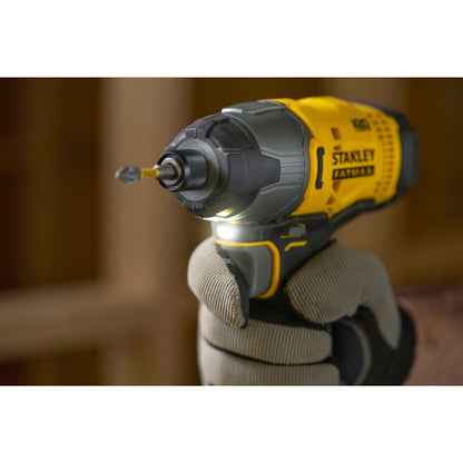 STANLEY FATMAX SFMCF800C2K-QW V20 Cordless Impact Driver with 2 x 1.5Ah Lithium Ion Battery and Kit Box