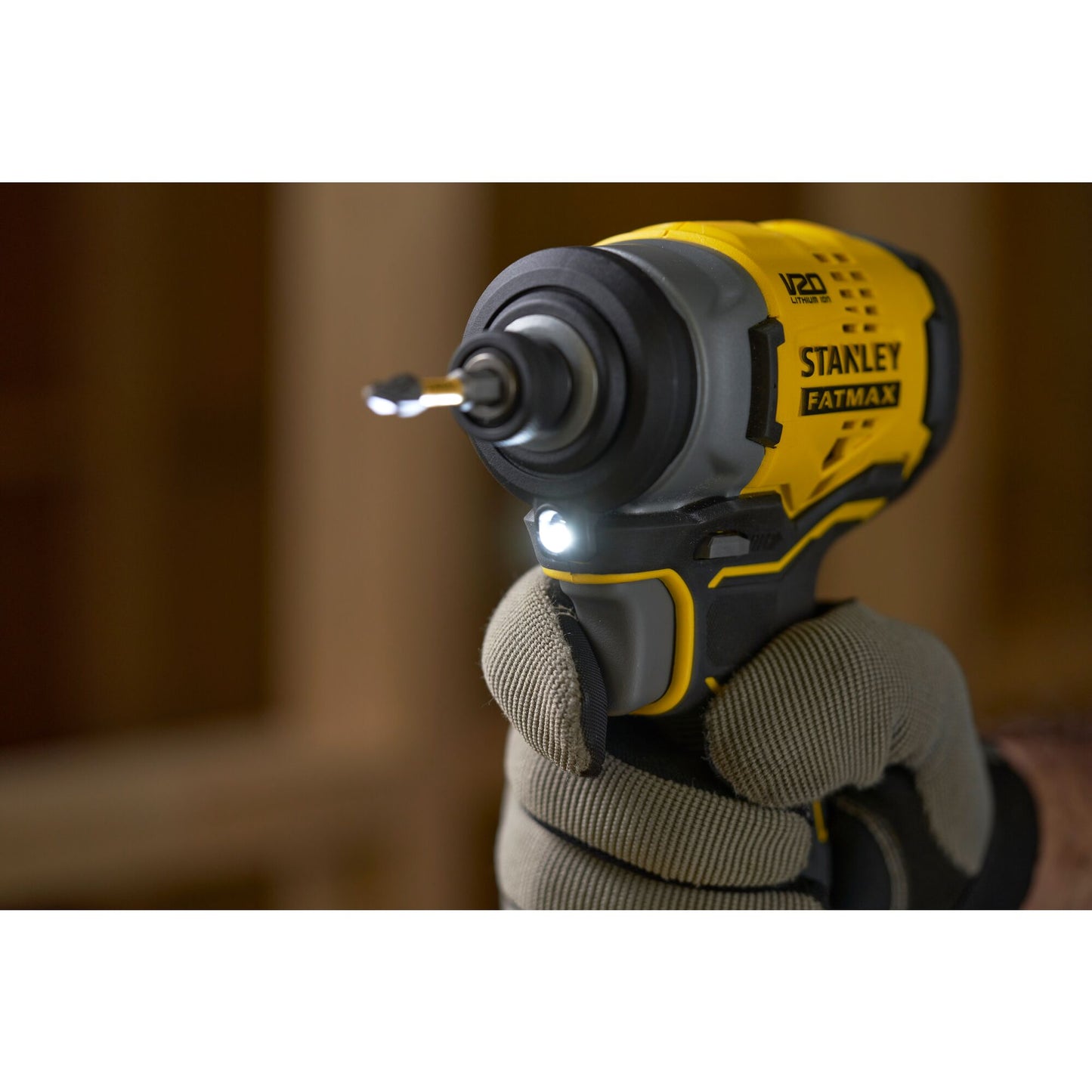 STANLEY FATMAX SFMCF810B-XJ Visseuse à impacts 1/4'' brushless V20, sans batterie ni chargeur