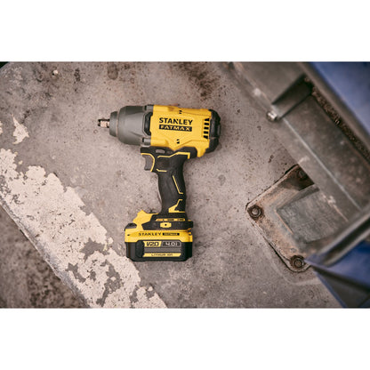 STANLEY FATMAX SFMCF940M1-QW V20 Cordless Brushless Impact Driver with 1 x 4.0Ah Lithium Ion Battery and Soft Bag