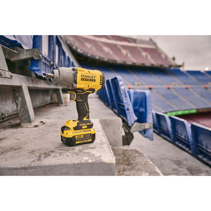 STANLEY FATMAX SFMCF940M1-QW V20 Cordless Brushless Impact Driver with 1 x 4.0Ah Lithium Ion Battery and Soft Bag