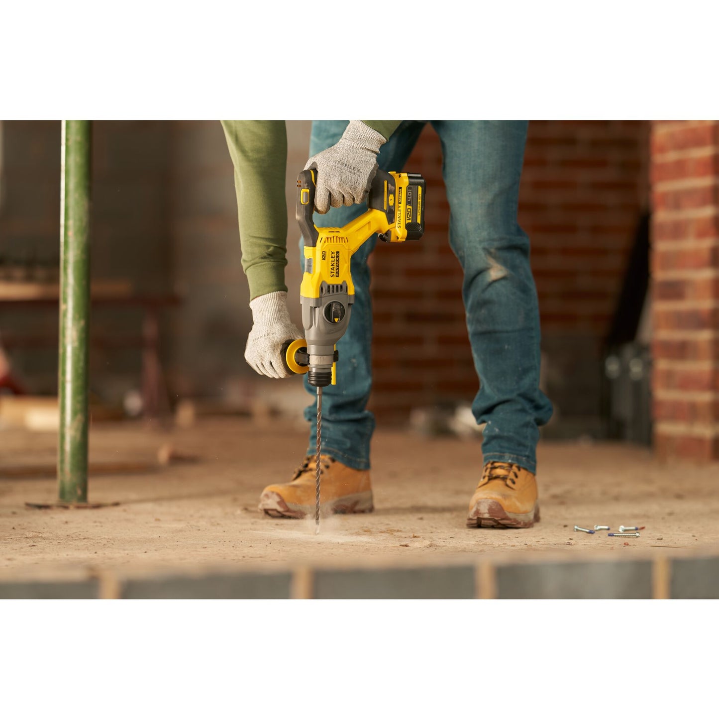 STANLEY FATMAX SFMCH900M22-QW Tassellatore SDS PLUS brushless V20, 2 batterie 18V 4.0Ah