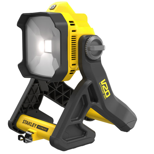 STANLEY FATMAX SFMCL030B-XJ Lampada da cantiere V20, senza batterie e caricabatteria