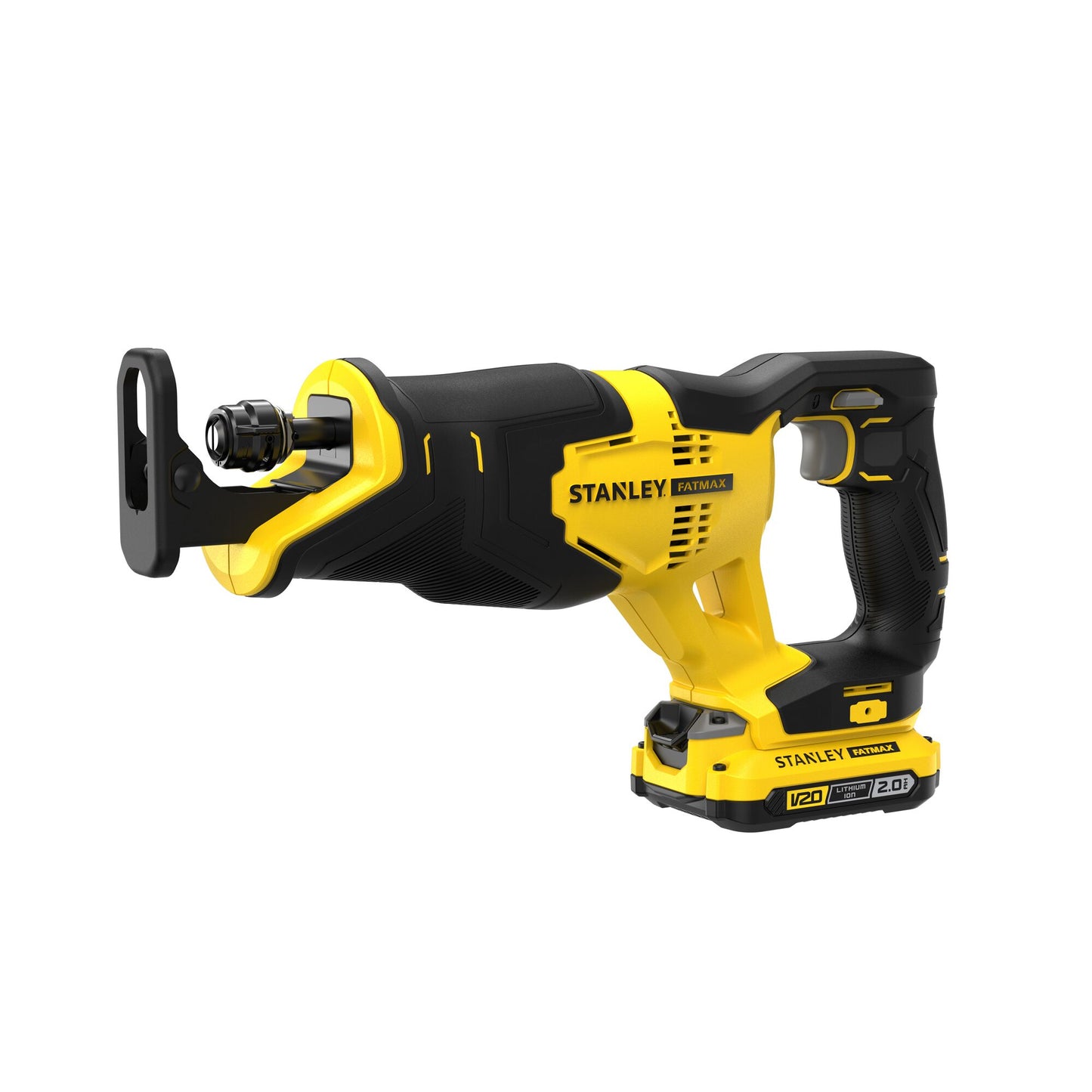 STANLEY FATMAX SFMCS300D2K-QW V20 18V Akku-Säbelsäge, 2 Akkus 18V 2,0Ah