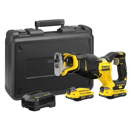 STANLEY FATMAX SFMCS310D2K-QW Sega universale brushless V20, 2 batterie 18V 2.0Ah